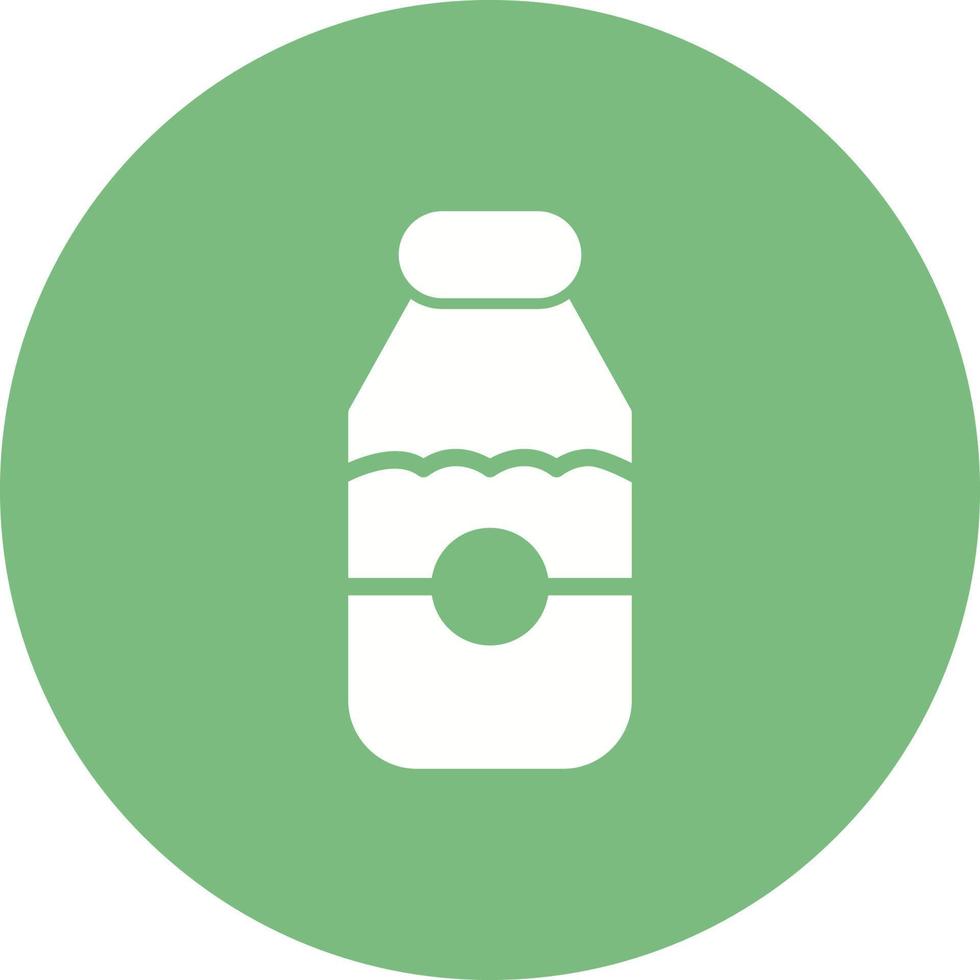 icono de vector de botella de leche