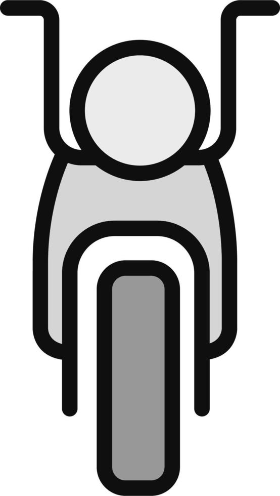 icono de vector de moto
