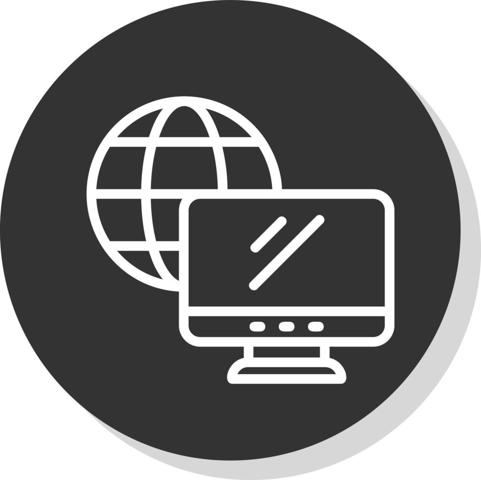 Remote Working Vector Icon