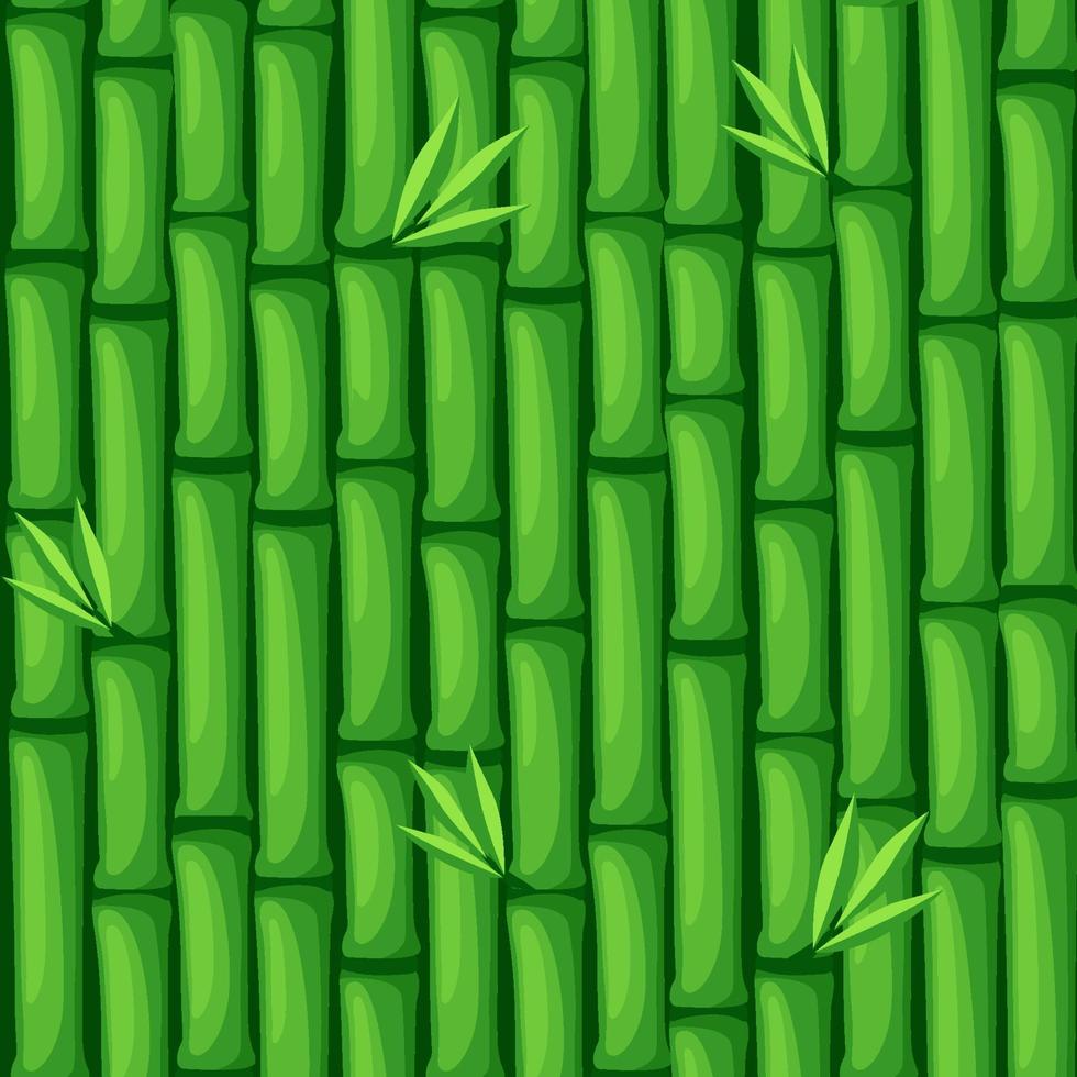 Seamless green bamboo texture. Bamboo vector seamless pattern