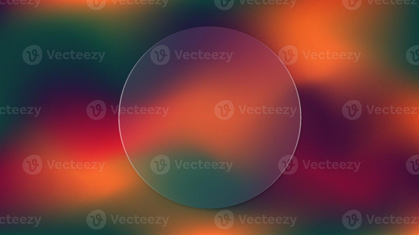 Abstract Circle Blurred Grainy Gradient Colourful Texture Background Design photo