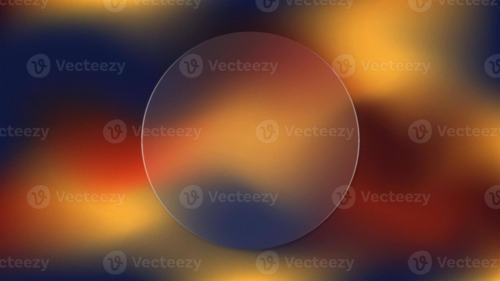 Abstract Circle Blurred Grainy Gradient Colourful Texture Background Design photo