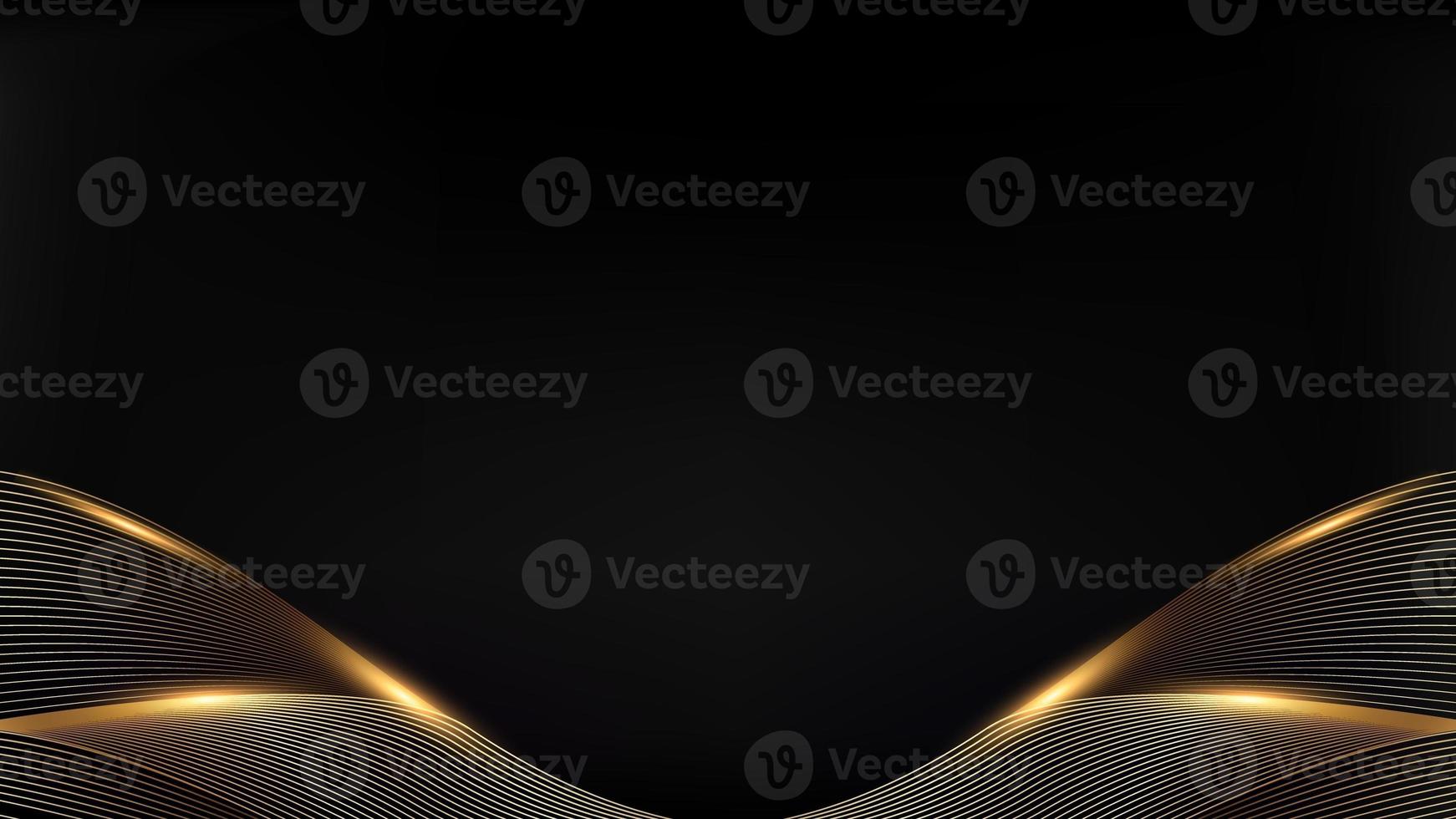 Black Gold Golden Night Wave Shine Royal Awards Graphics Background Lines Sparkle Elegant Shine Modern Glitter Template Luxury Premium Corporate Abstract Design Template Banner Certificate Dynamic photo