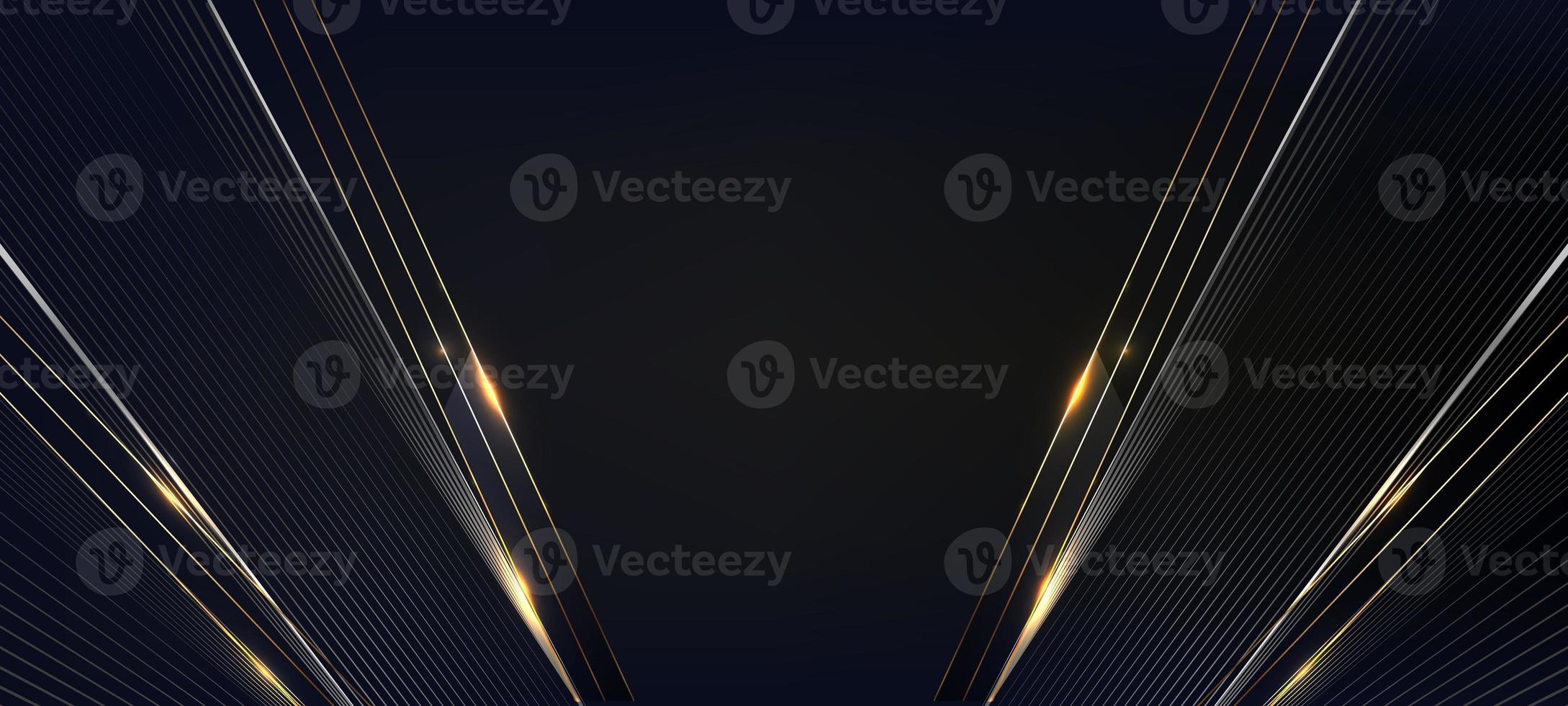 Luxury Elegant Super Car Automobile Urban Design Background. Premium Black Silver Metallic Shine lines Effect Display showroom in store. Luxurious Brand Royal High Standard Award Background Template photo