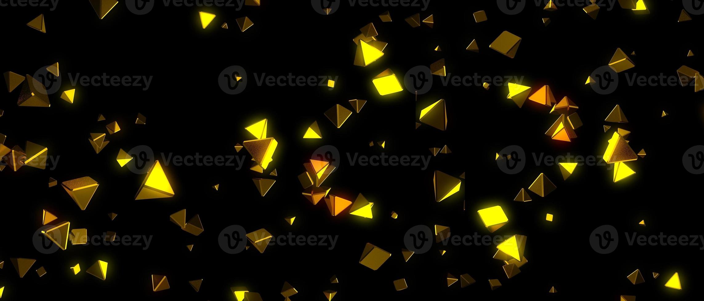 Black Golden Royal Awards Graphics Background Triangle Cubes Elegant Shine Modern Blended Template  Luxury Premium Corporate Abstract Design Template Banner Certificate Dynamic Shape photo