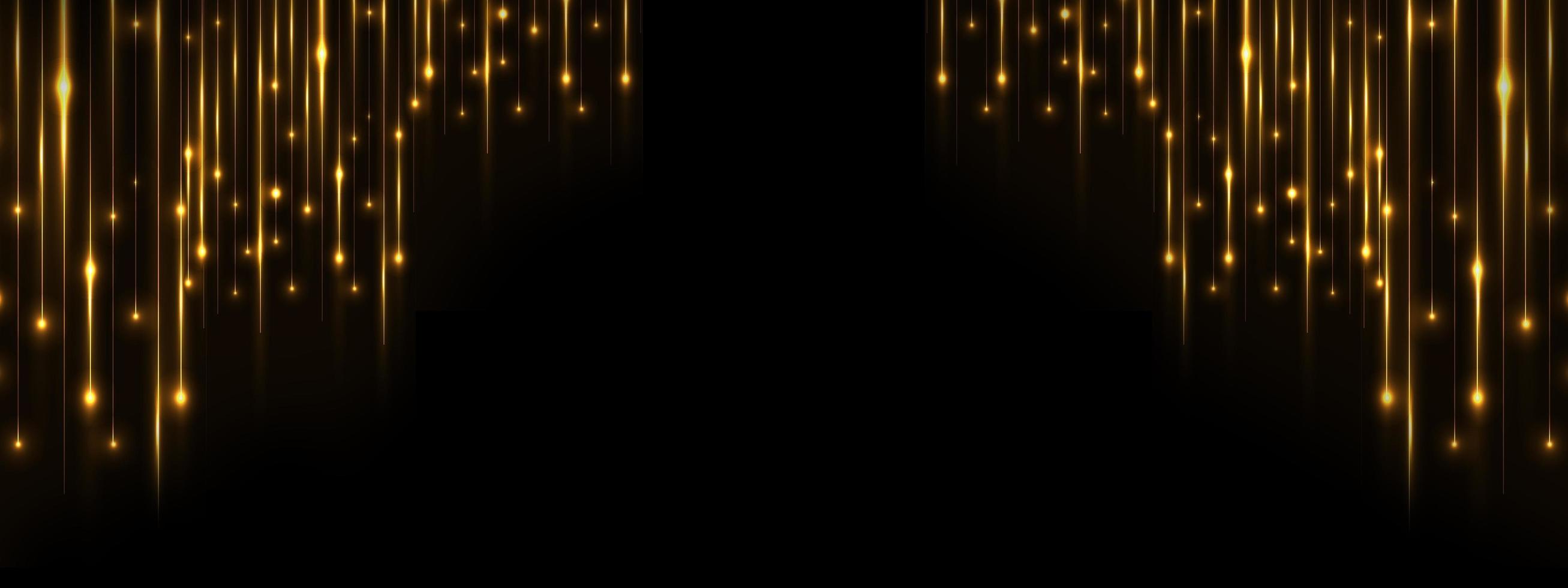 Black and Golden Royal Awards Graphics Background. Lights Elegant Shine Modern Template. Space Falling Star Particles Corporate Template. Classy Certificate Banner. photo