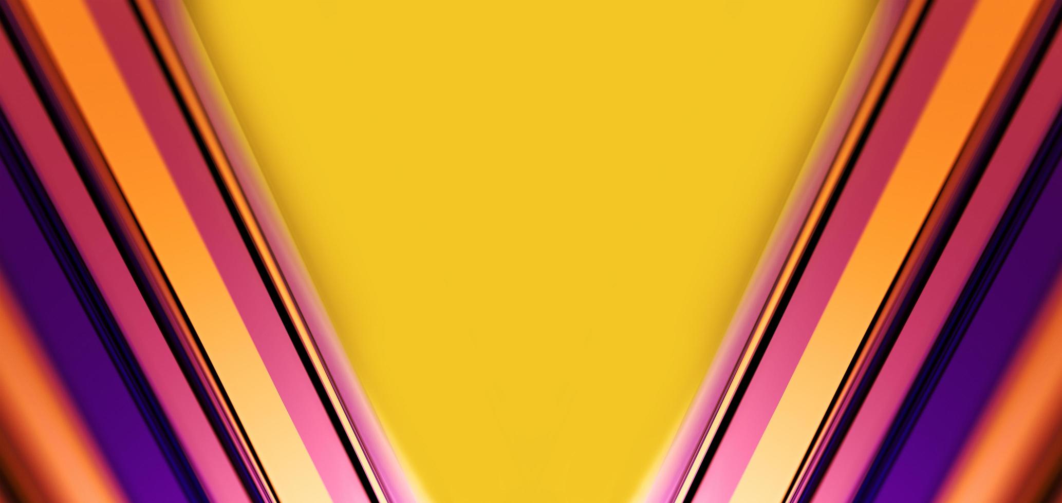 gráfico futurista hipster moderno de fondo abstracto. fondo amarillo con rayas. diseño de textura de fondo abstracto vectorial, póster brillante, ilustración de vector de fondo amarillo y azul de banner. foto