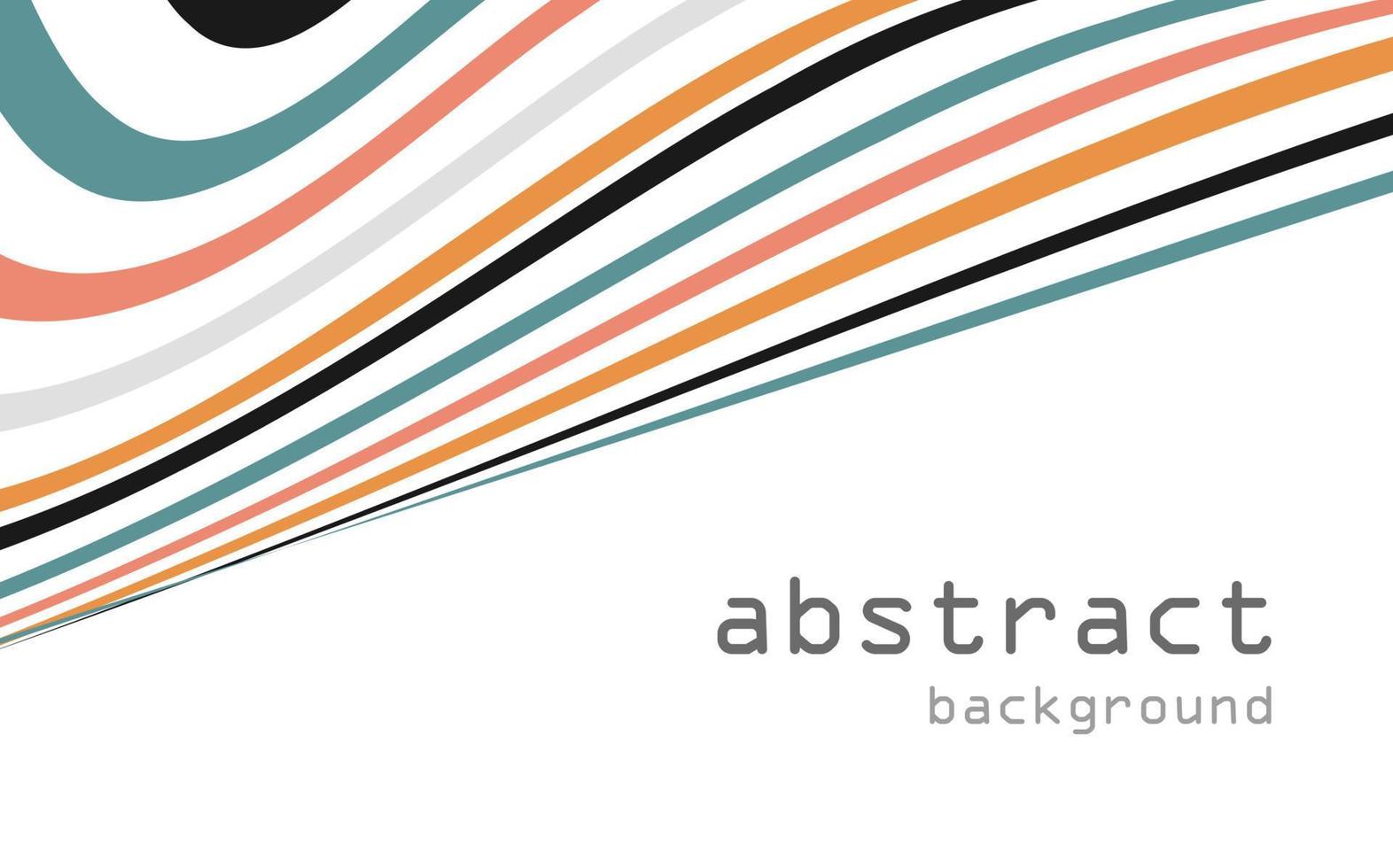 Abstract Simple modern pattern lines background. Hand drawn banner and background design template with pastel color. vector
