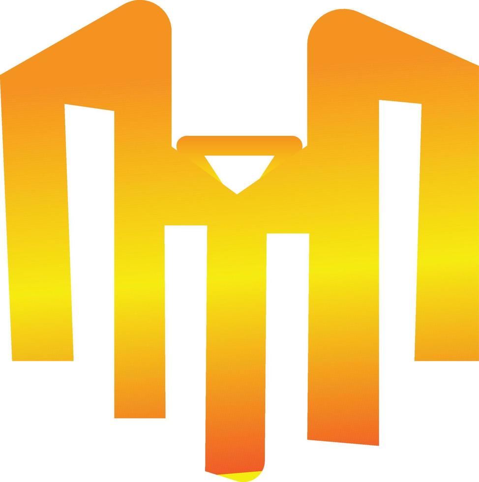 This is a beautiful creative monogram logo design vector
