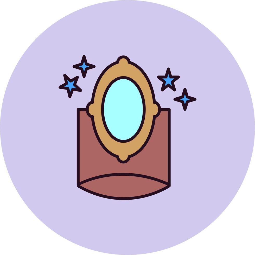 Magic mirror Vector Icon