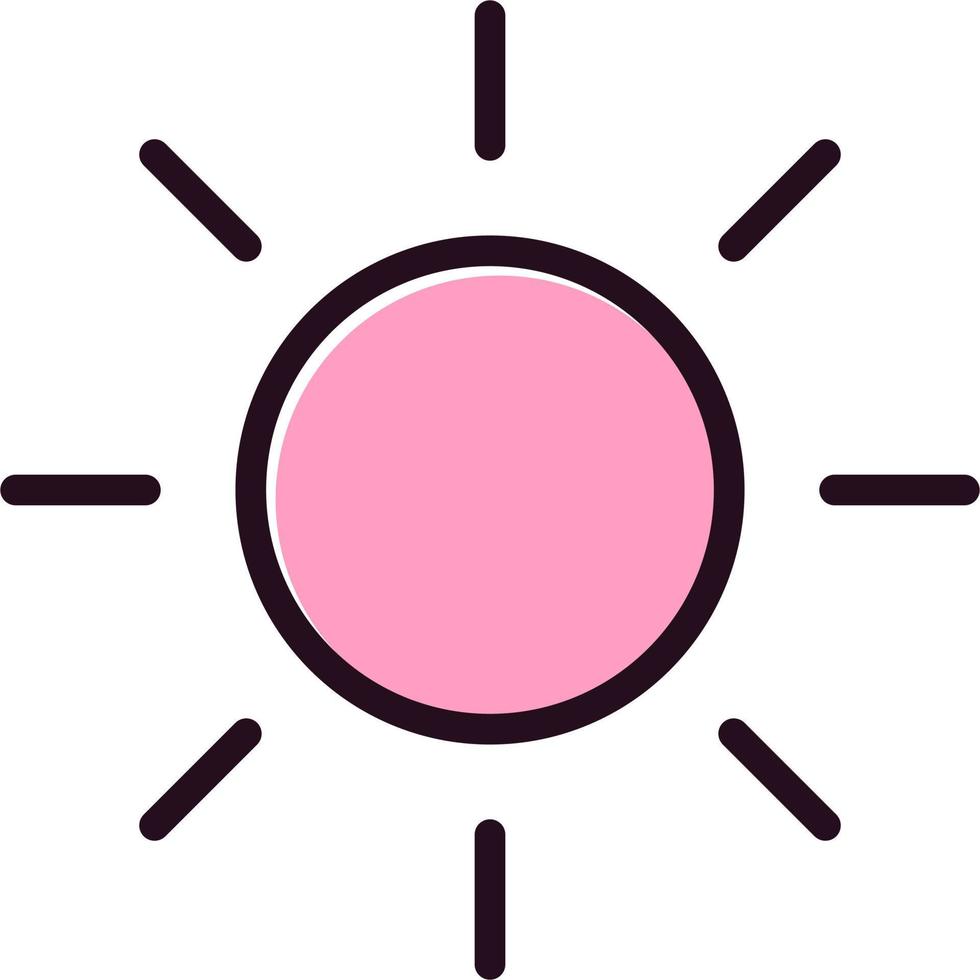 Sun Vector Icon