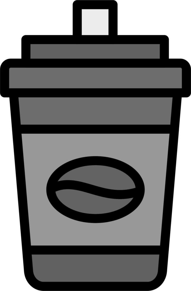 Disposable coffee cup Vector Icon