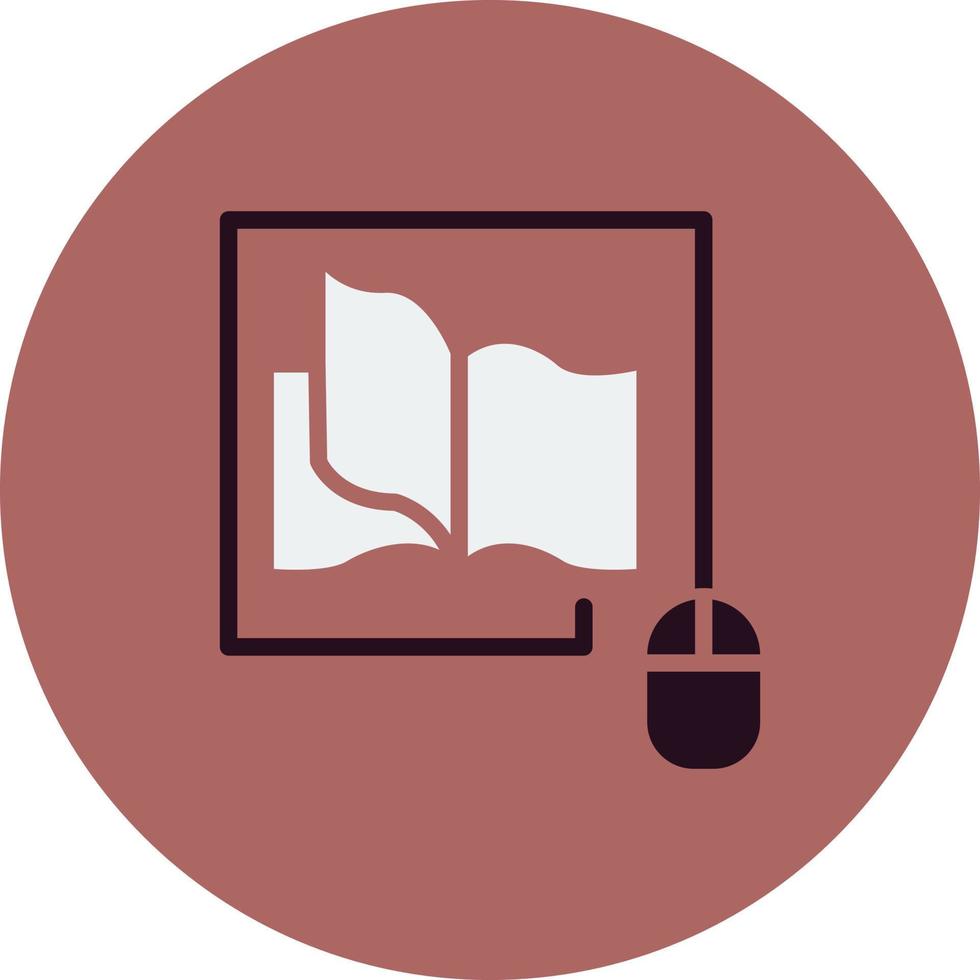 Digital Book Vector Icon