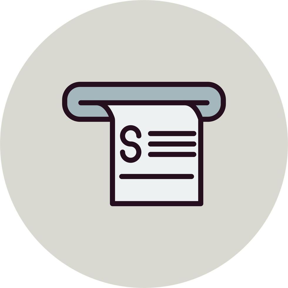 Receipt Vector Icon