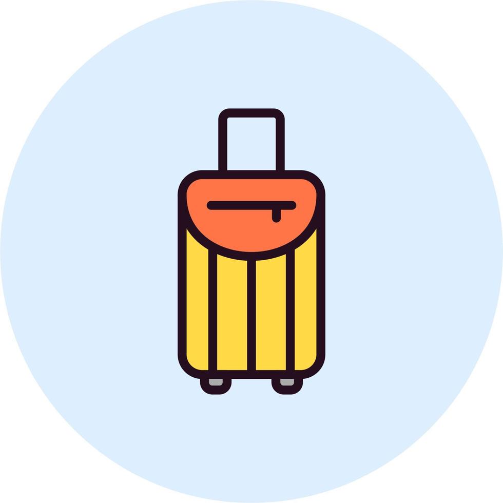 Travel Bag Vector Icon