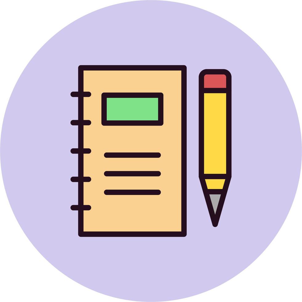 Notebook Vector Icon