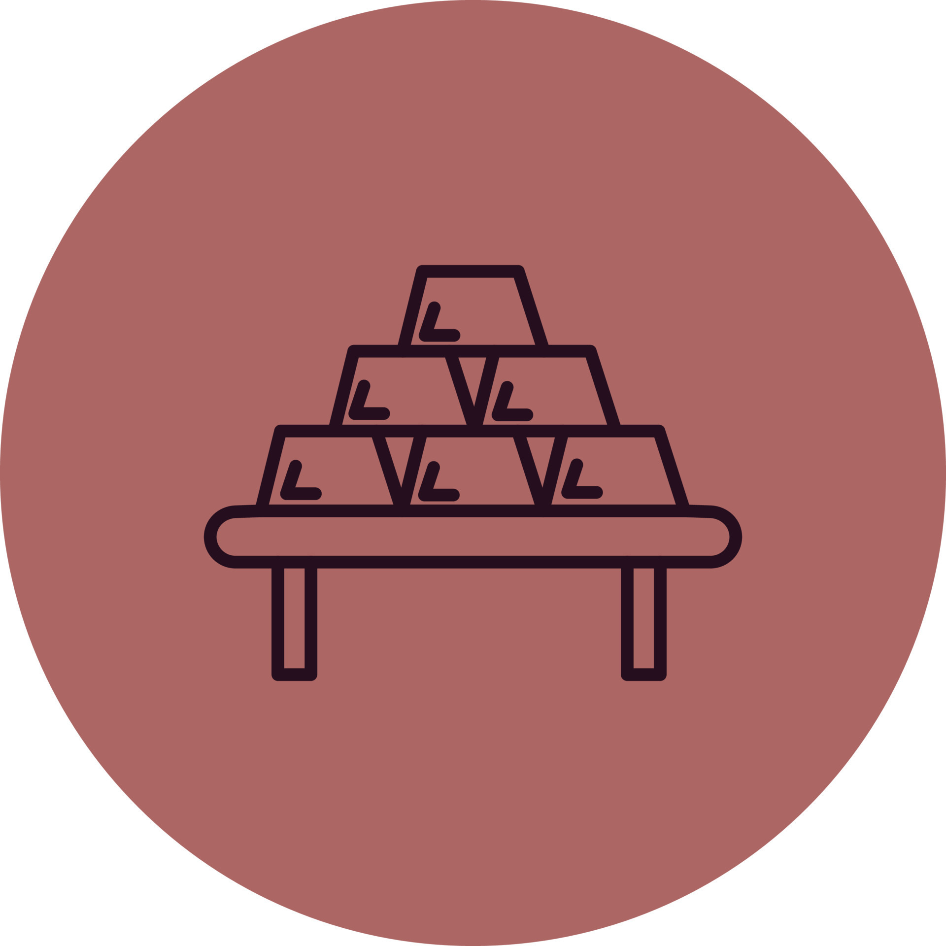 Gold ingots Vector Icon 19628742 Vector Art at Vecteezy