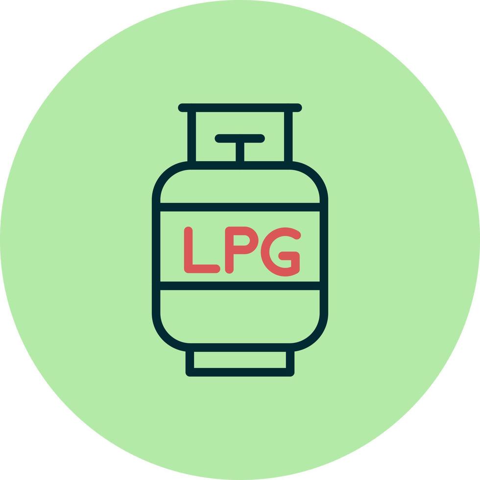 Gas Cylinder Vector Icon