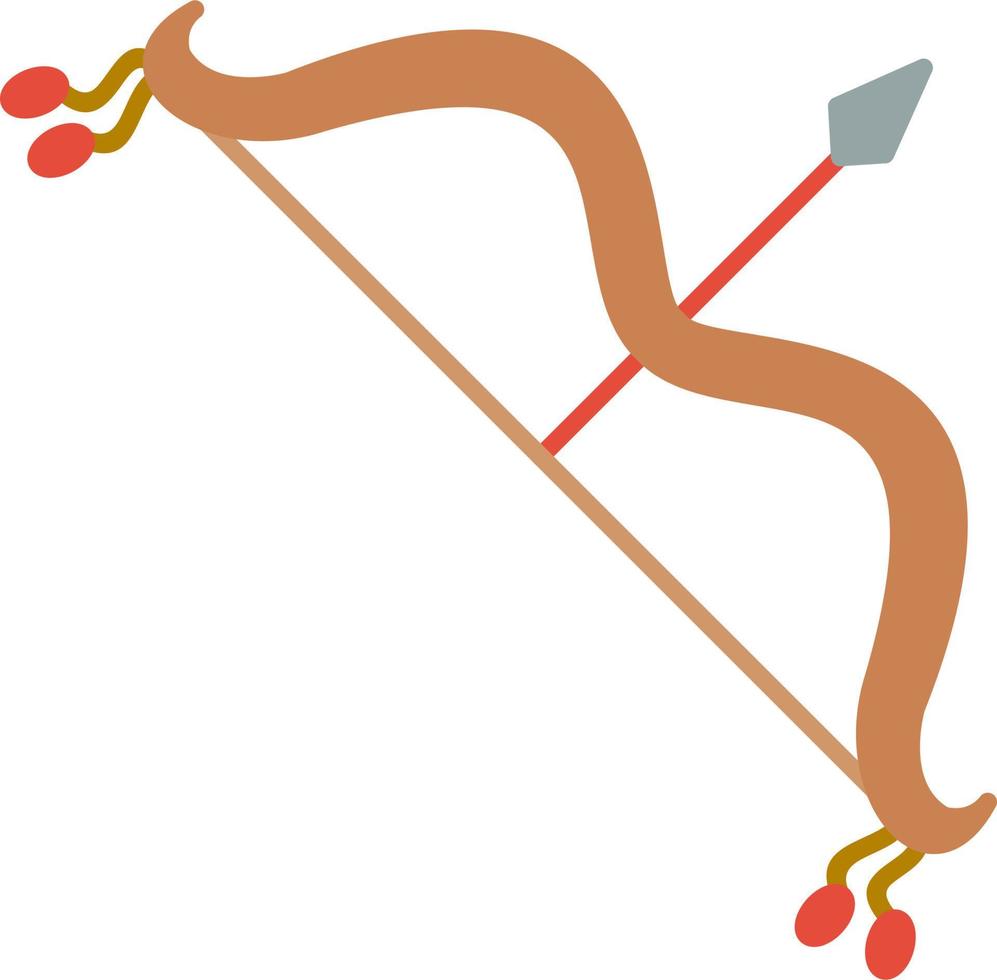 Arch and Bow Vector Icon