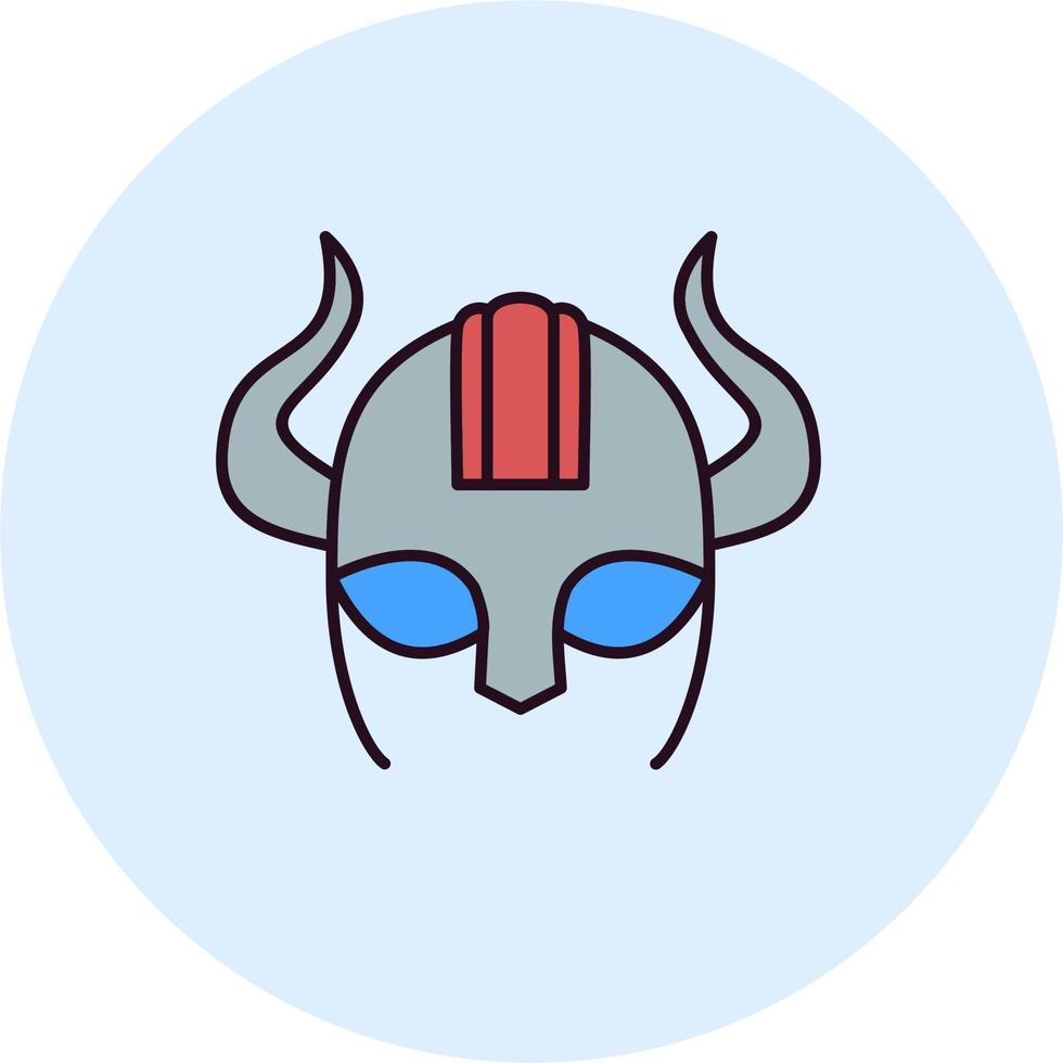 Viking helmet Vector Icon