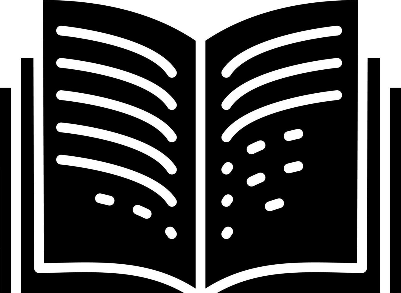 icono de vector de libro