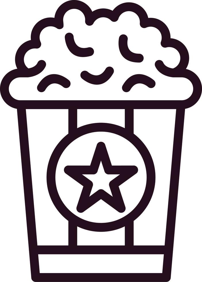 Popcorn Vector Icon