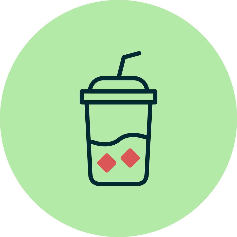 Iced Coffee Vector Icon