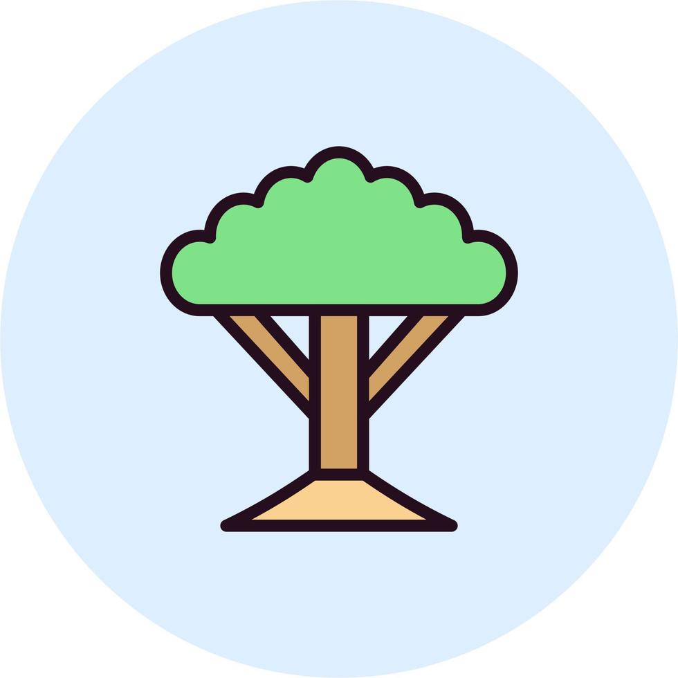 socotra árbol vector icono