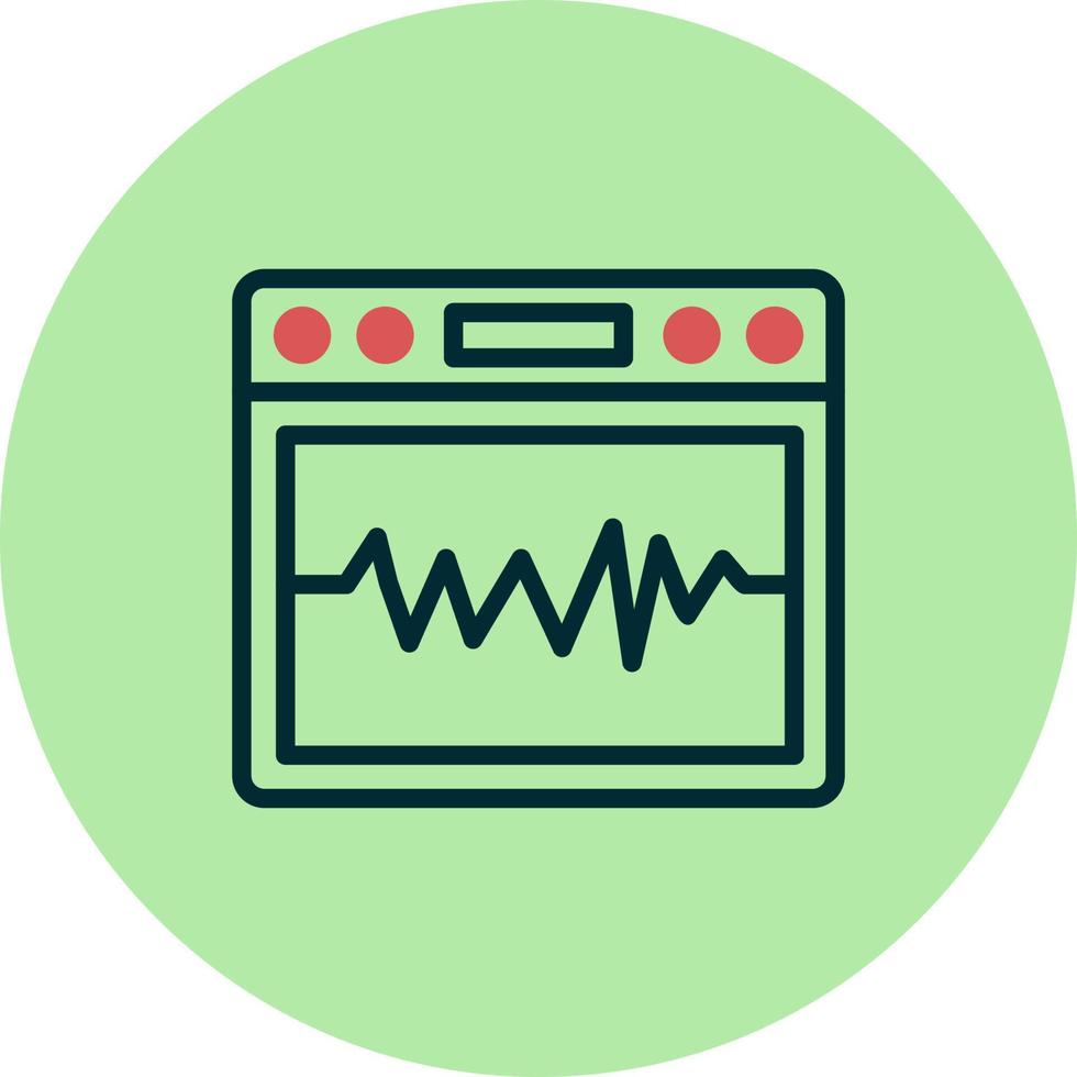 Seismograph Vector Icon