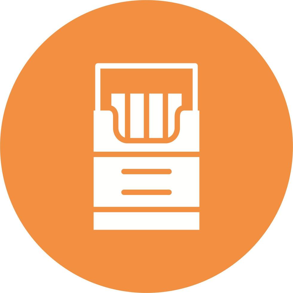 Cigarette Box Vector Icon