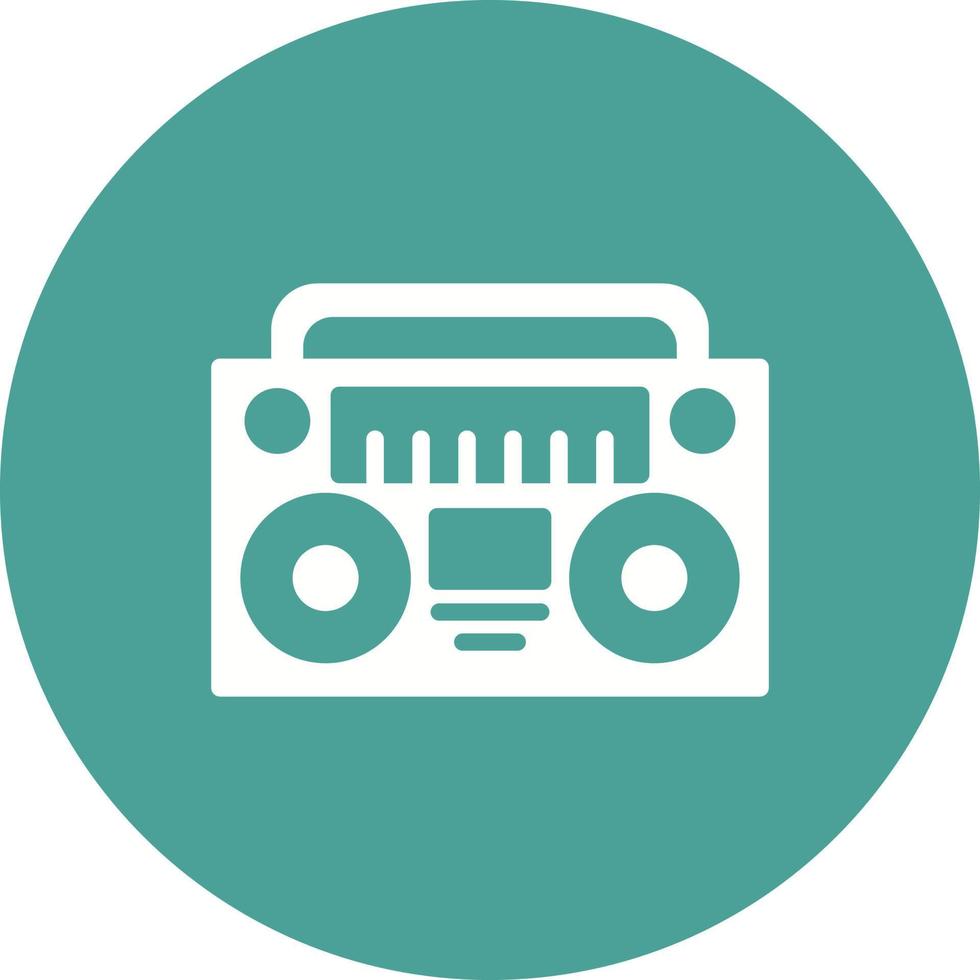 Radio Tape Vector Icon