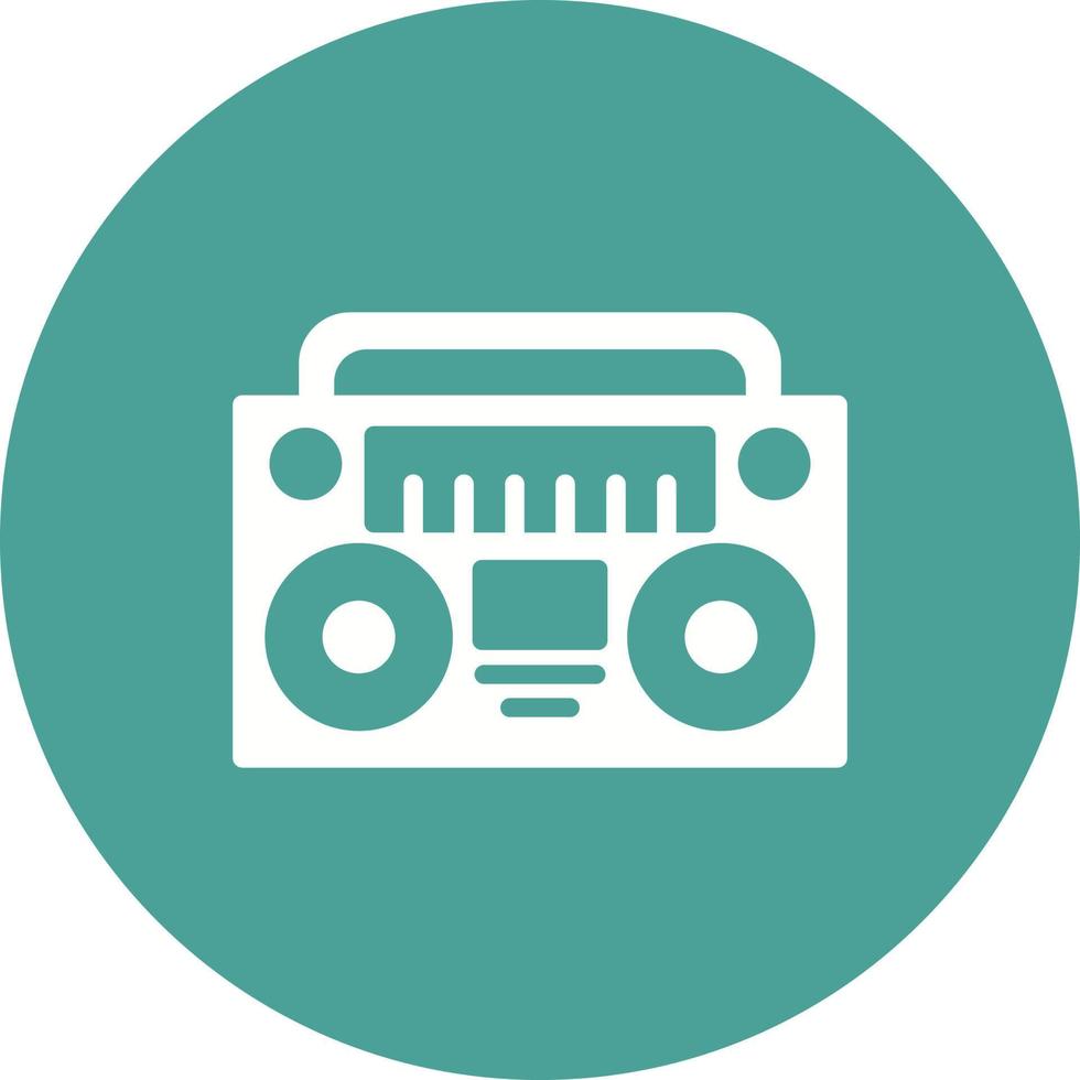 Radio Tape Vector Icon