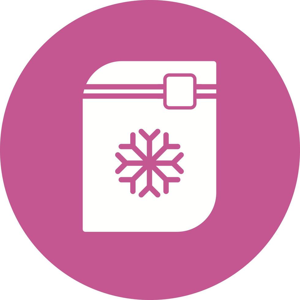 Frozen Food Vector Icon