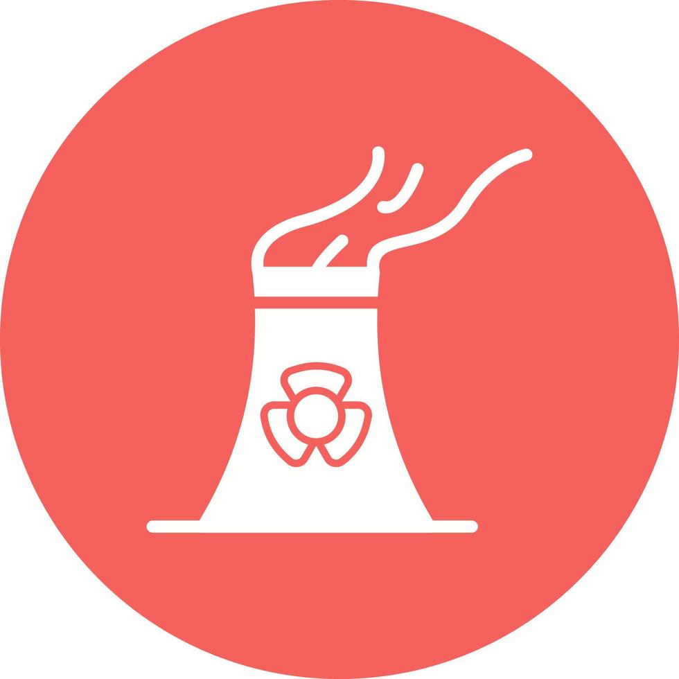 Nuclear Plant Vector Icon