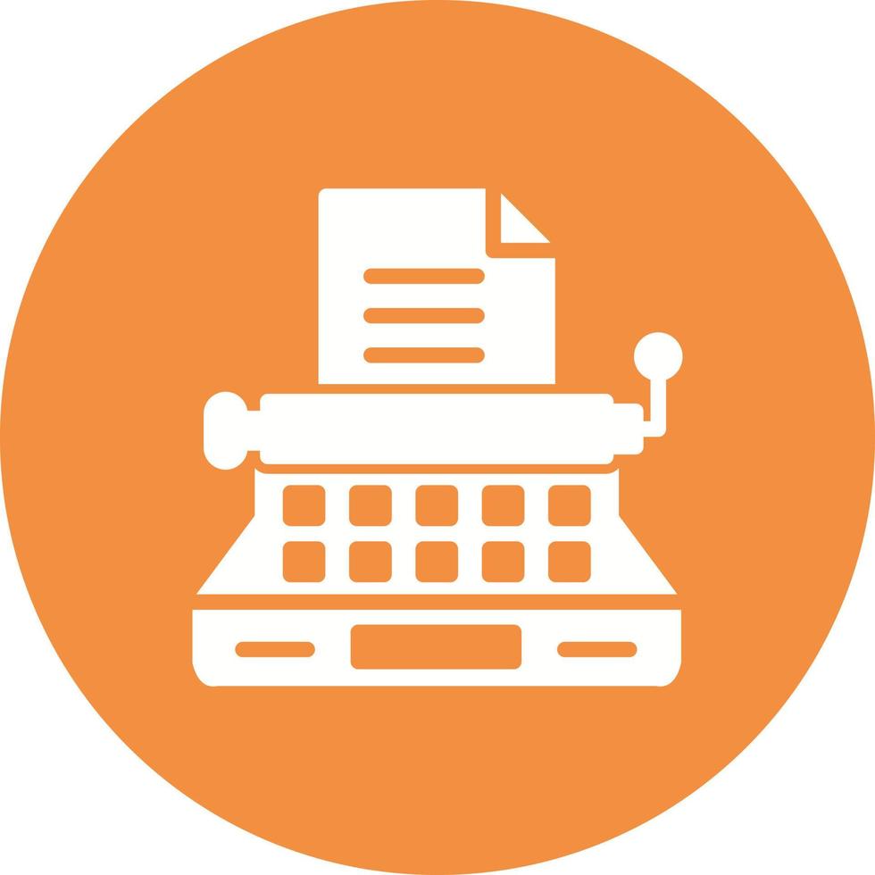 Typewriter Vector Icon 19630058 Vector Art at Vecteezy