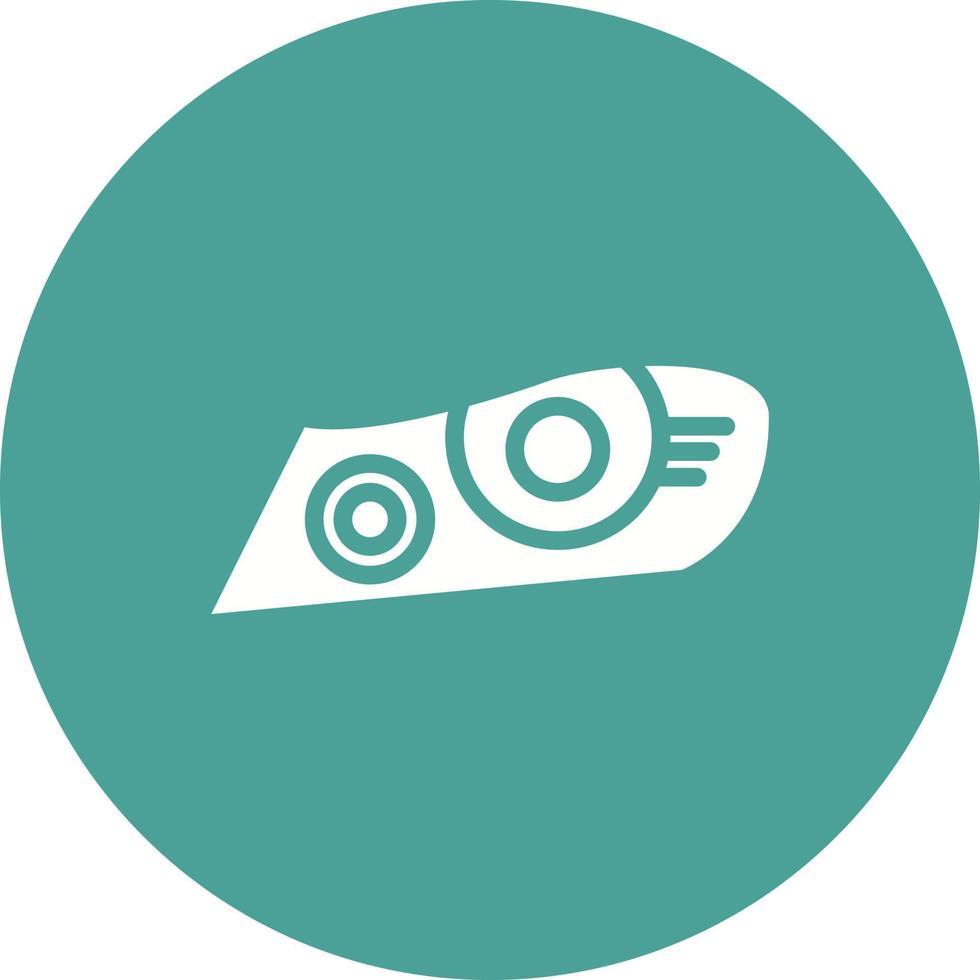 Headlight Vector Icon