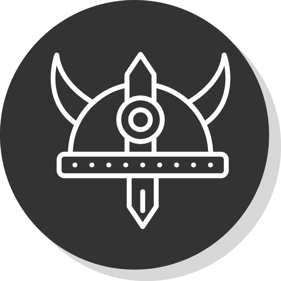 icono de vector vikingo