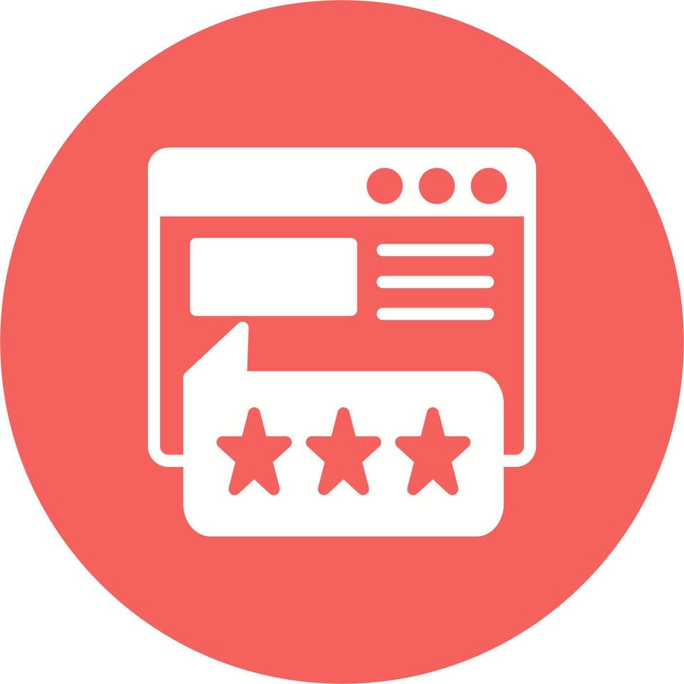 Customer Review Vector Icon