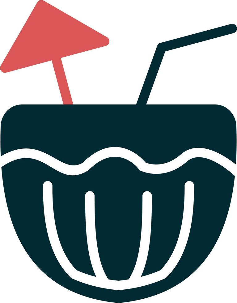 Coconut Drink Vector Icon