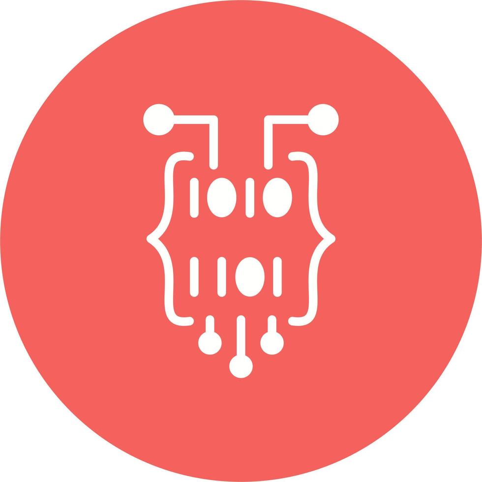 Binary Code Vector Icon