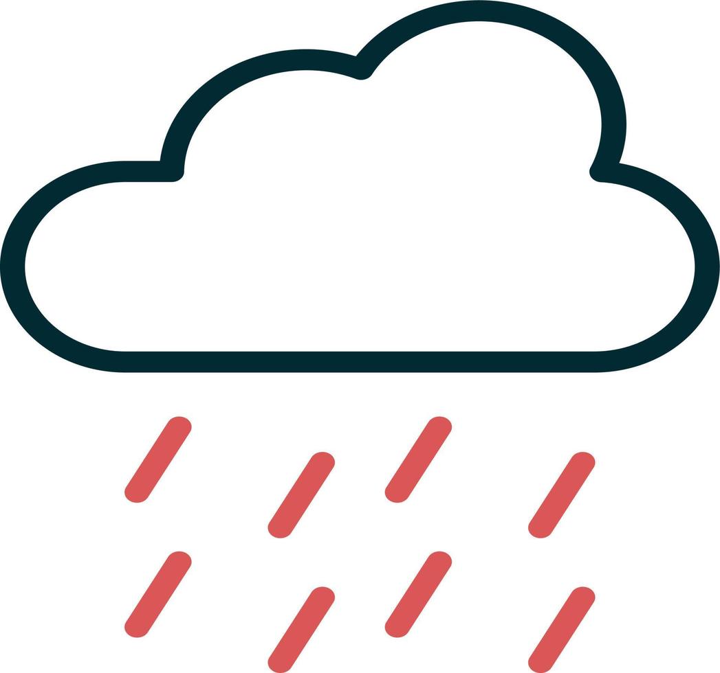 Heavy Rain Vector Icon