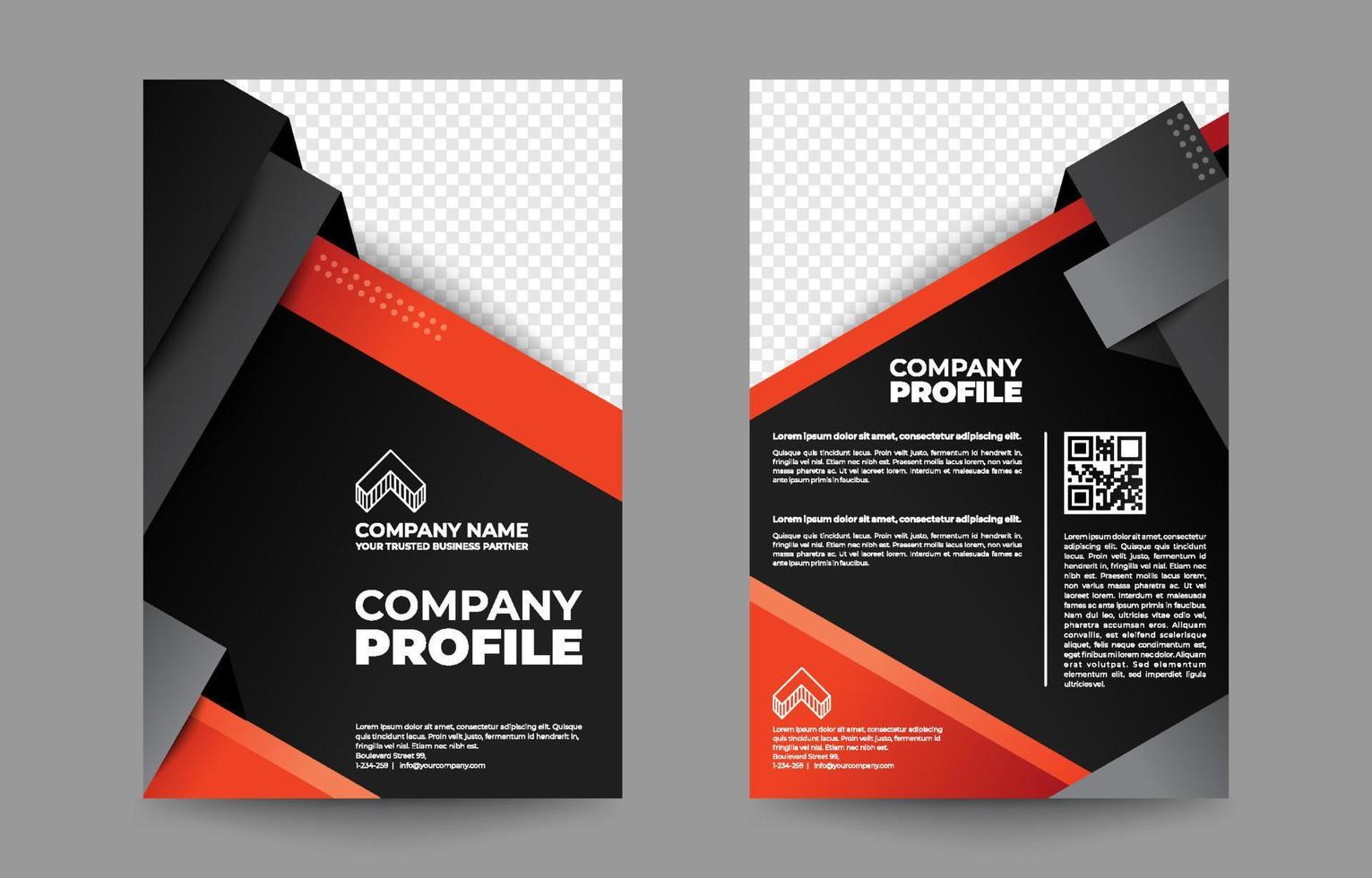 Company Profile Template vector