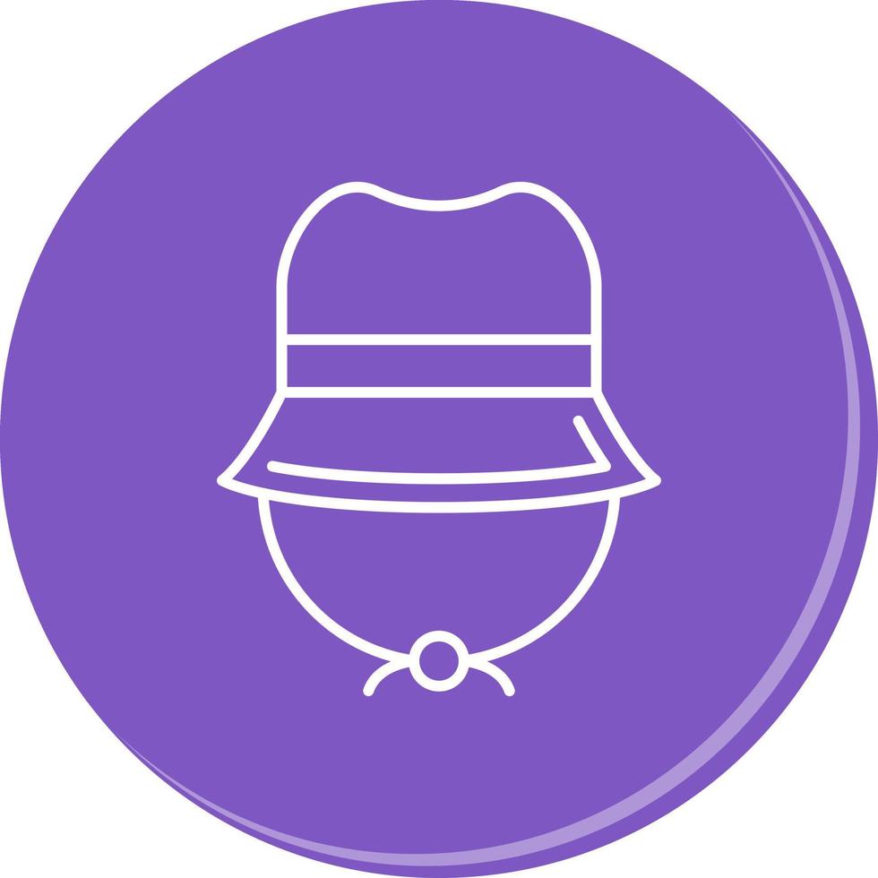 Camping Hat Vector Icon