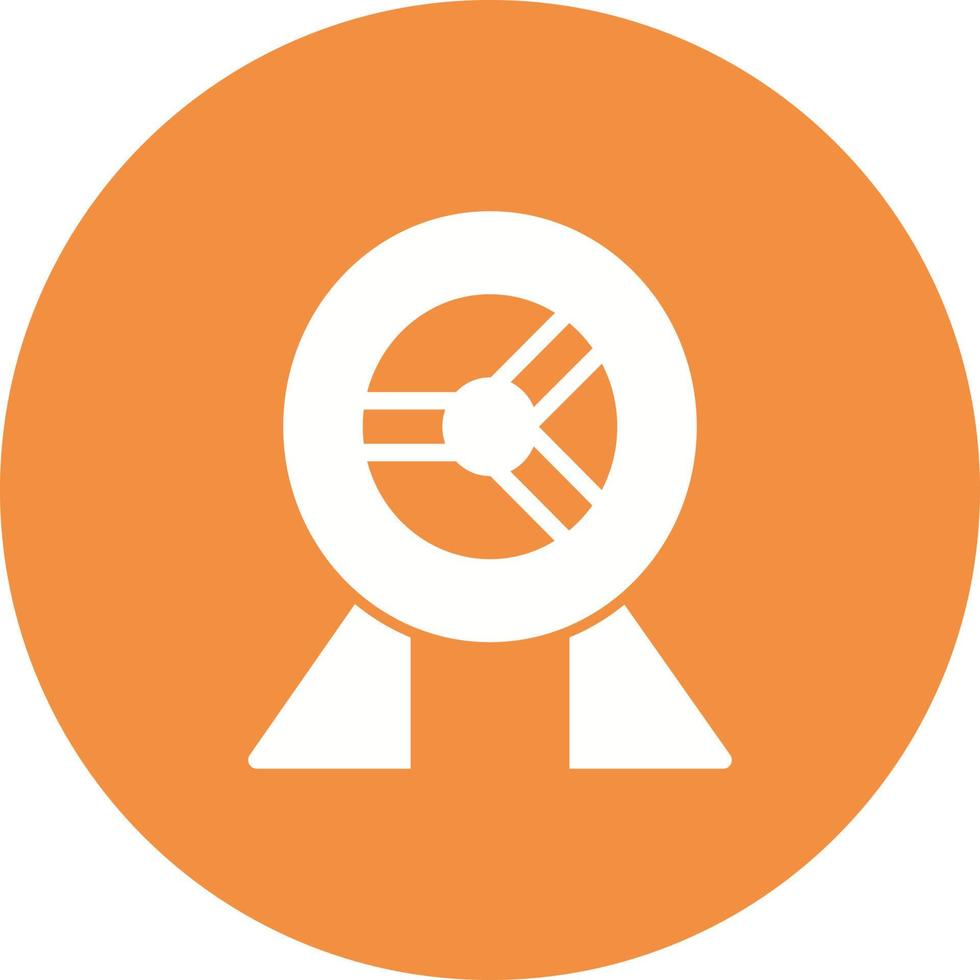 Hamster Wheel Vector Icon
