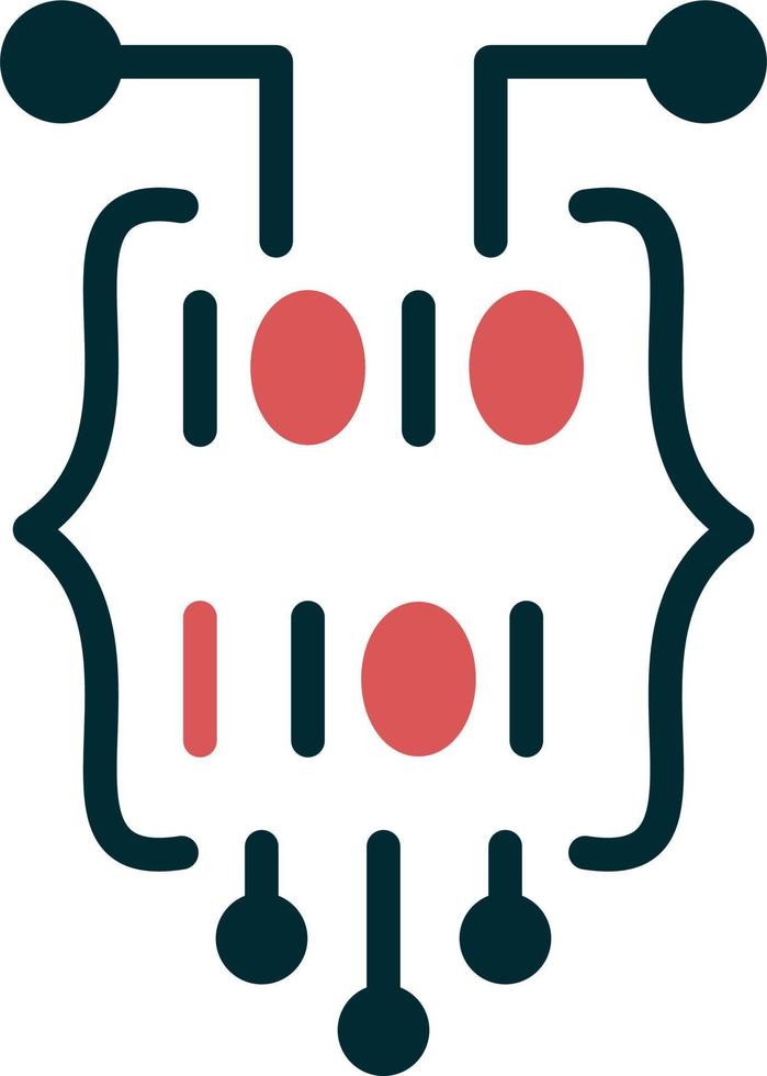 Binary Code Vector Icon
