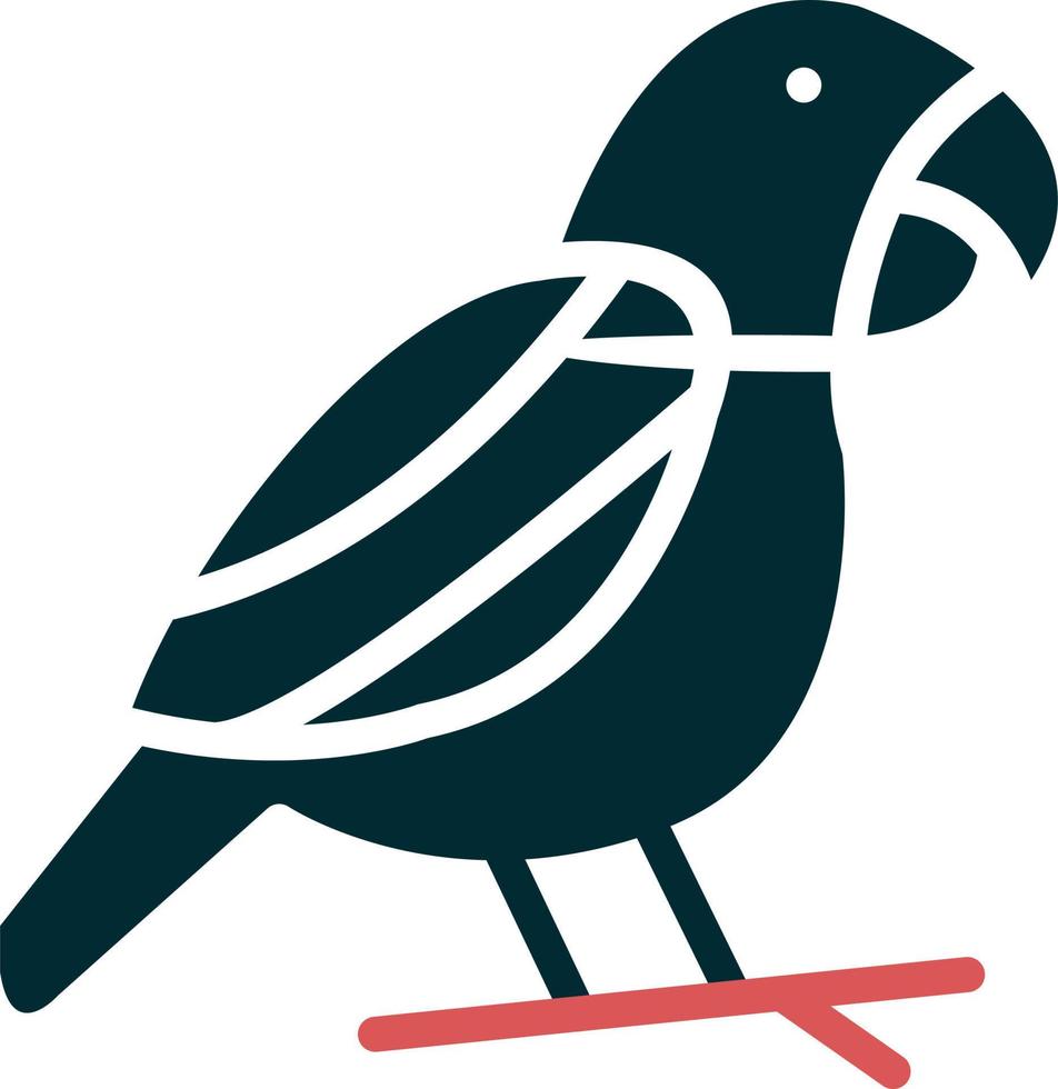 cacatúa vector icono