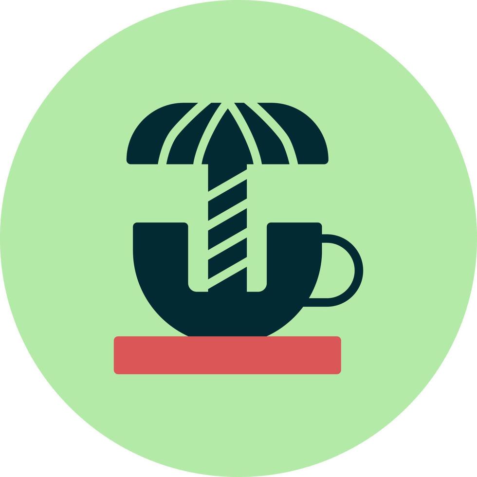 Spinning Teacup Vector Icon