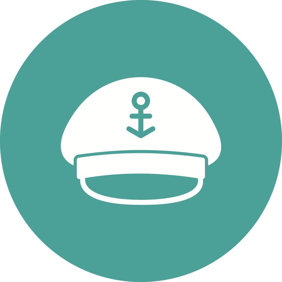 Captain Cap Vector Icon