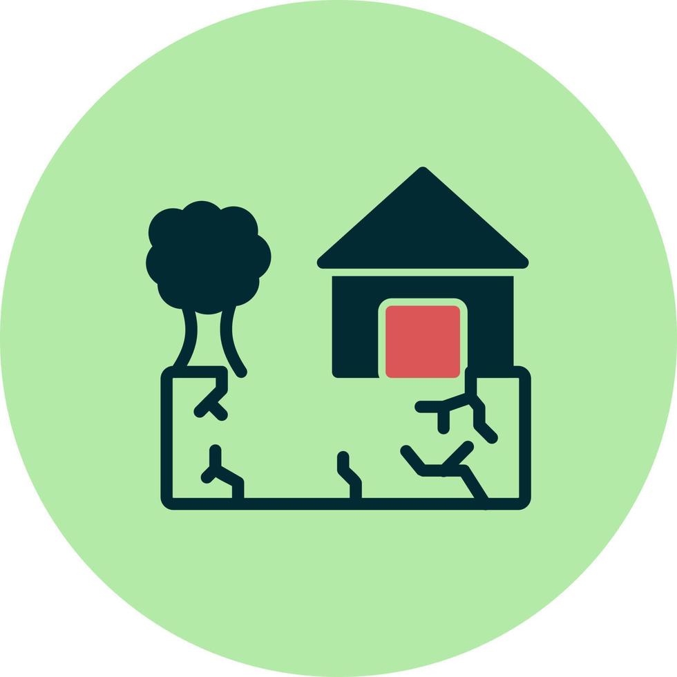 Earthquake Vector Icon