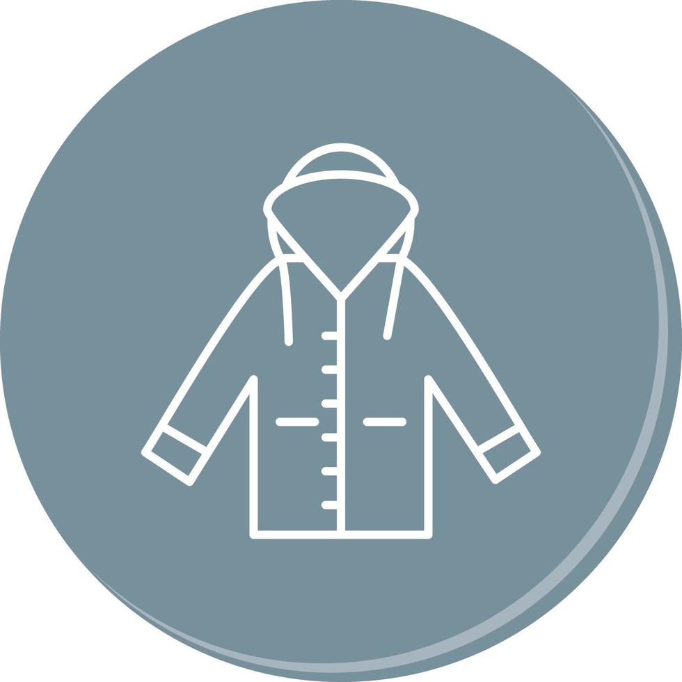 Raincoat Vector Icon
